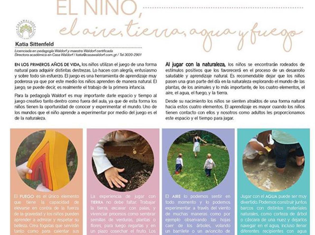 Ell niño: aire tierra agua