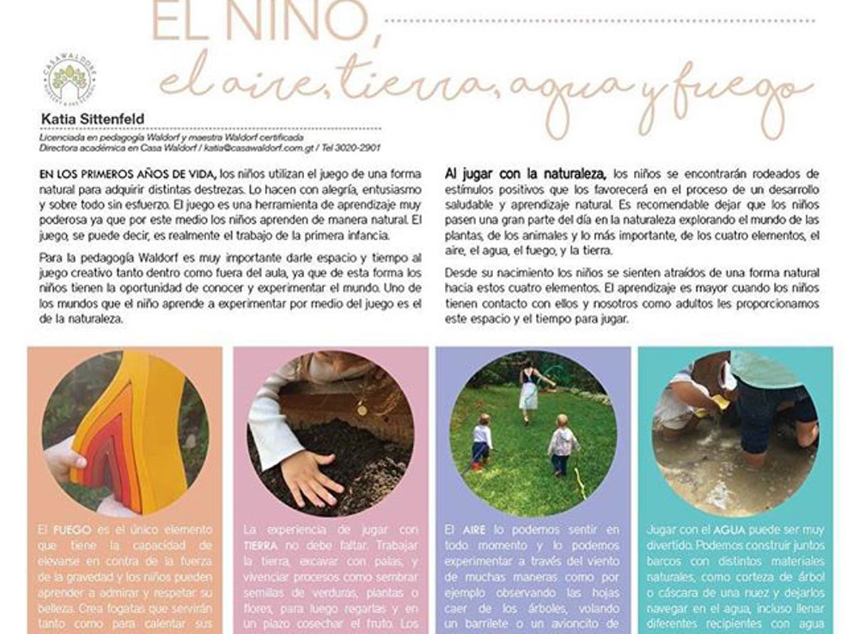 Ell niño: aire tierra agua