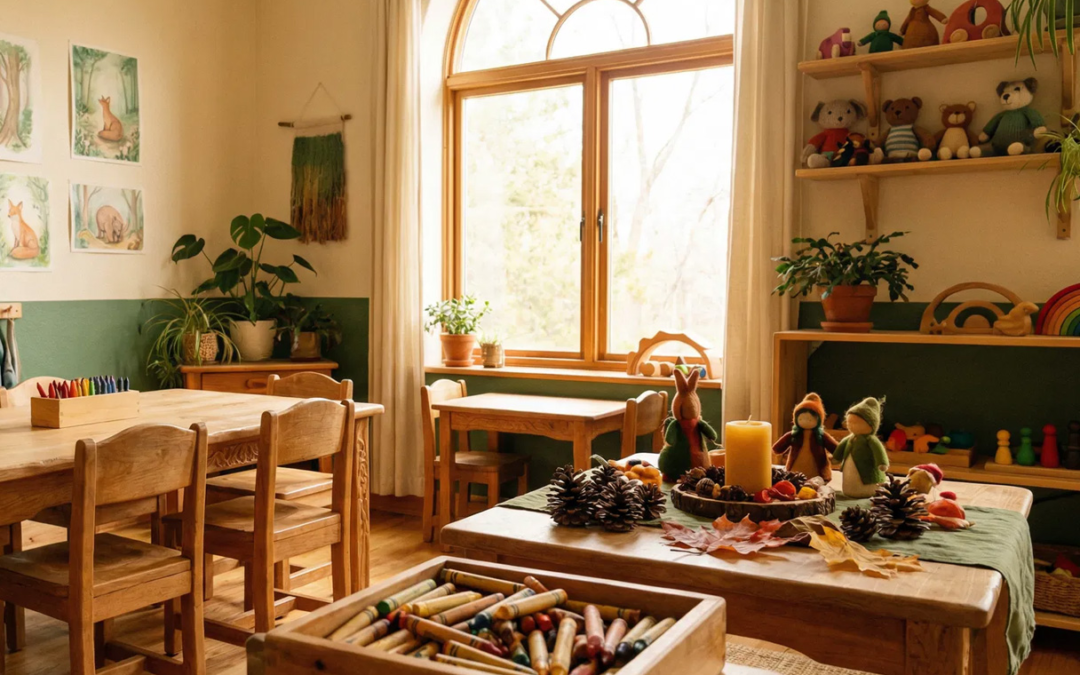 La Mesa de la Naturaleza en Primavera: Una Tradición Waldorf