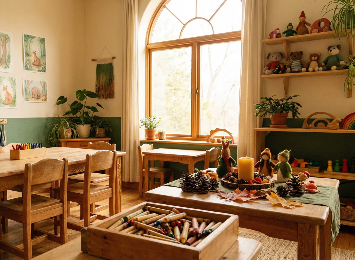 mesa de la primavera